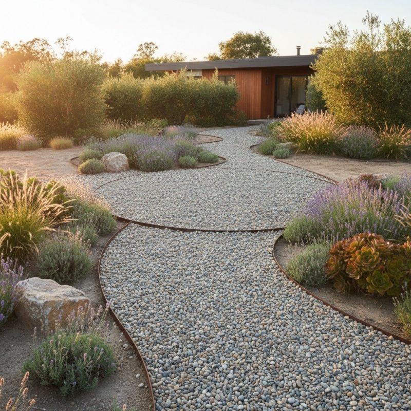 Pea Gravel Installation