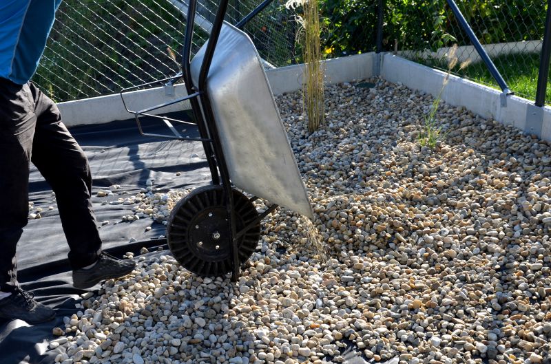 Pea Gravel Installation